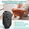 Gulfmew Adjustable Thermostat, Plug in Heating and Cooling Thermostat Controlled
