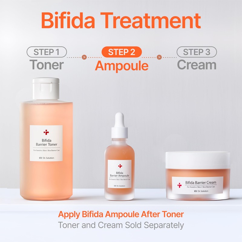 CU Dr. Solution Bifida Barrier Ampoule, CUSKIN, Mild and Moisturizing