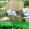 Jollybower 3ft x 13ft Natural Bamboo Slat Fence, Outdoor Split