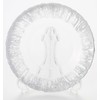 Vetro Felice 349122P Medium Plate Western Tableware Plate, Silver, 8.5
