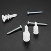 310 Piece Screw Dowel Set, Including 155 Plasterboard Dowels, 155