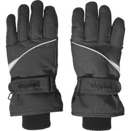 Playshoes Unisex Kids’ Full-Fingered Winter Gloves with Velcro Fastening