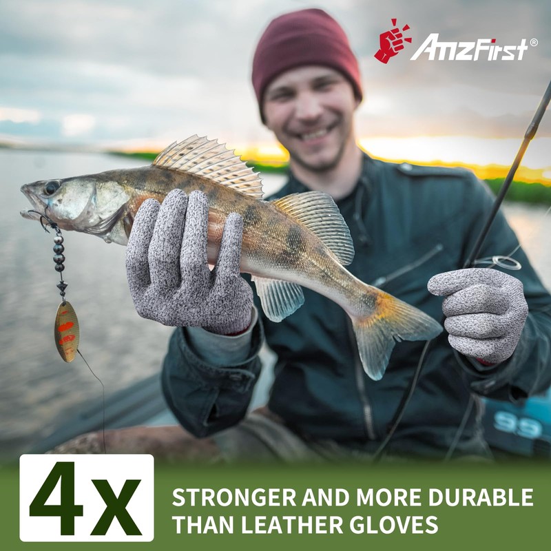 AmzFirst 2 Pair Cut Resistant Gloves, Food Grade Kitchen Cooking