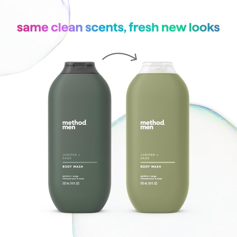 Method Men Body Wash, Juniper + Sage, Paraben and Phthalate