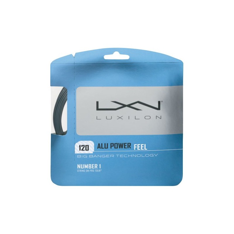 Wilson Alu Power Rough Tennis Racket String 1.2 mm, Silver