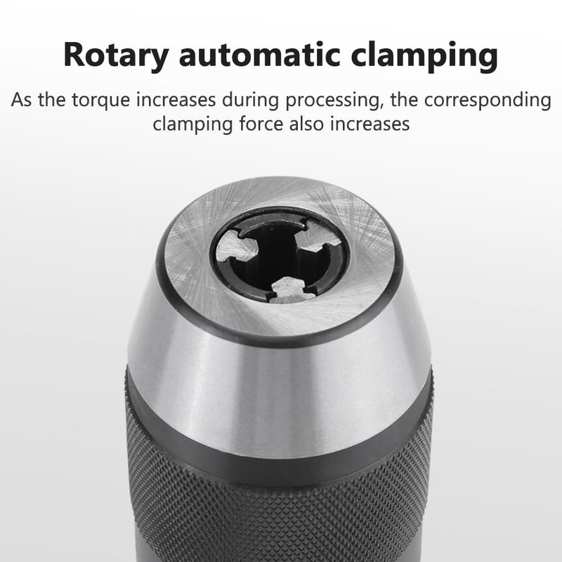 YUMILI Self Tensioning Drill Chuck, 0-13 mm 1/2 Inch Self-Clamping