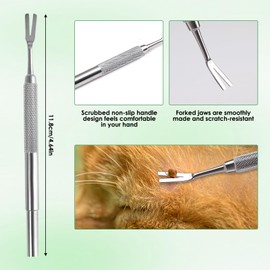 CKDSA Zeckenzange 5er Set mit Etui Zeckenzange für Hunde Katze Mensch Haustiere Zeckenhaken Edelstahl Sicher Zeckenentferner Zeckenentfernung Zeckenpinzette zum Entfernen Von Zecken