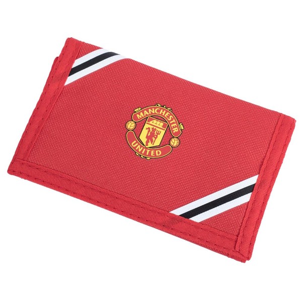 FOCO Unisex's Core Stripe Bi-Fold Wallet, Manchester United Fc, 12