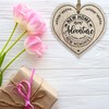 Stuff4 Light Wooden Heart Sign Plaque - New Home -