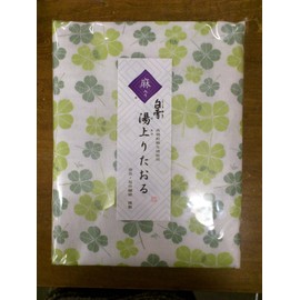 Shirayuki Dish Towel, Shirayuki Yuzen Yuzen Yukimakiritaoru (Clover/Wakaba)