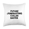 Future Jumpbasting Collar Baster Throw Pillow