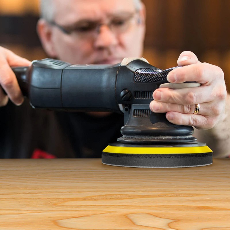 5 Pack 6 Inch 6 Hole Hook and Loop Soft