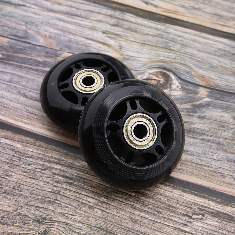 ECSiNG 8pcs 70mm 82A Skating Wheels with ABEC-7 608ZZ Bearing