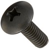Small Parts 0808MPTB Steel Truss Head Machine Screw, Black Oxide