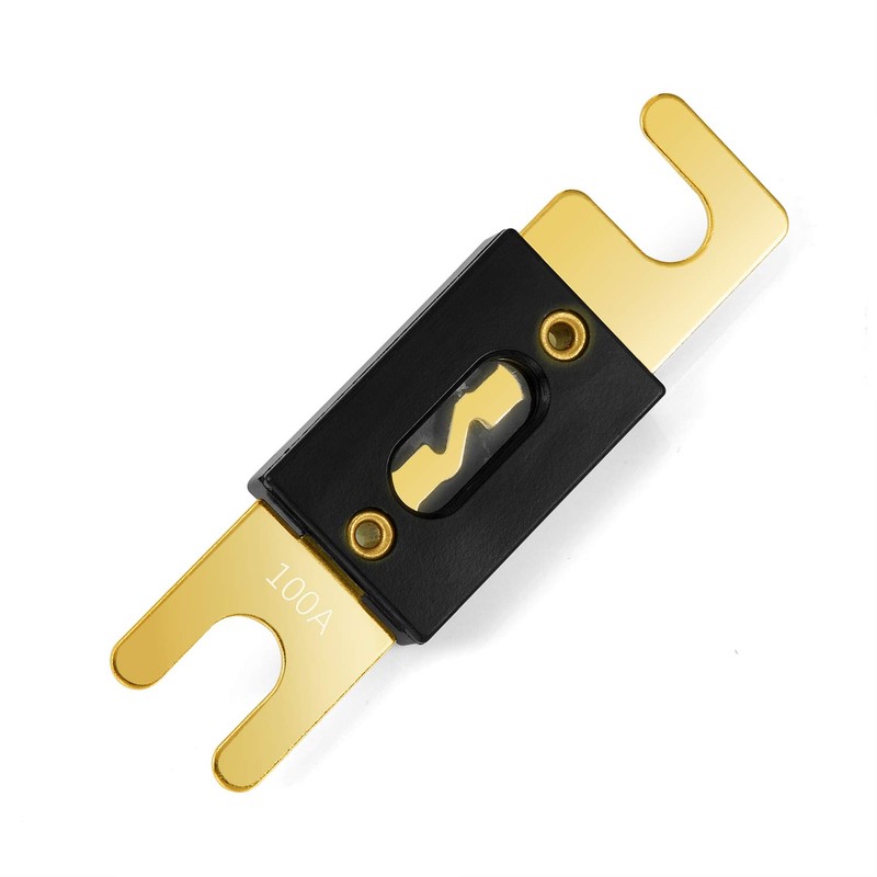 Chanzon 5pcs 100A ANL Gold Plated Bolt Fuse