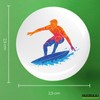 Huuraa Button Surfen bunte Silhouette Geschenk Größe 25mm Surfen Geschenkidee