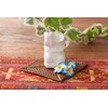 Ata Coaster Square Shape, Set of 5, Asian Goods, Natural
