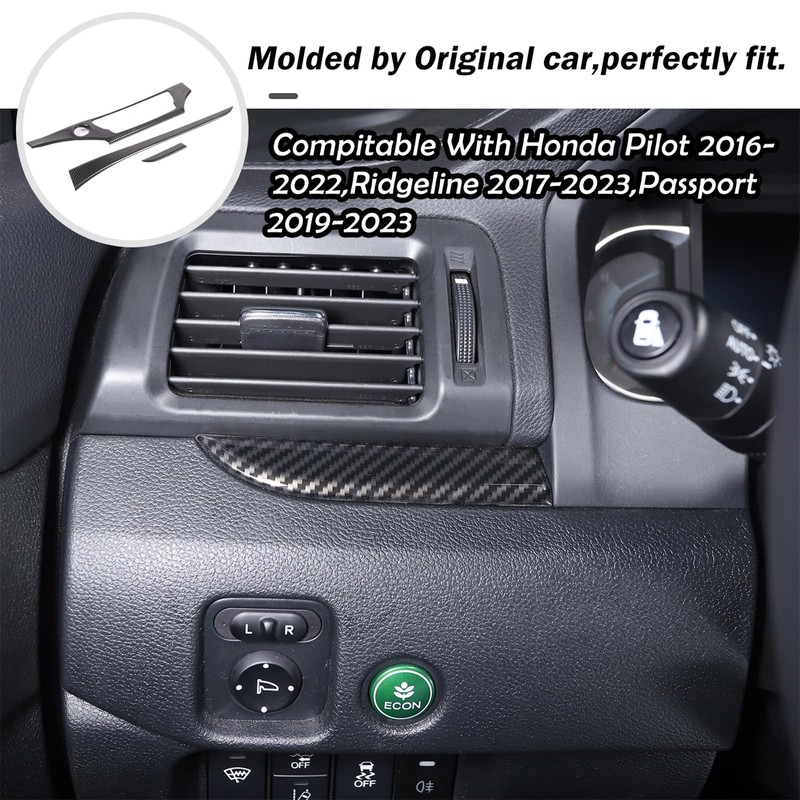 Car ABS Inner Central Console Dashboard Decoration Panel Fit For