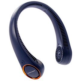 Lineswing Traders Cooling Portable Neck Fan, Rechargeable 4000mAH, Bladeless Neck Fan, 360° Quiet Airflow Best For Outdoor And Indoor, Best 3 Speed Neck Fan Gift For Family And Friends (Blue)