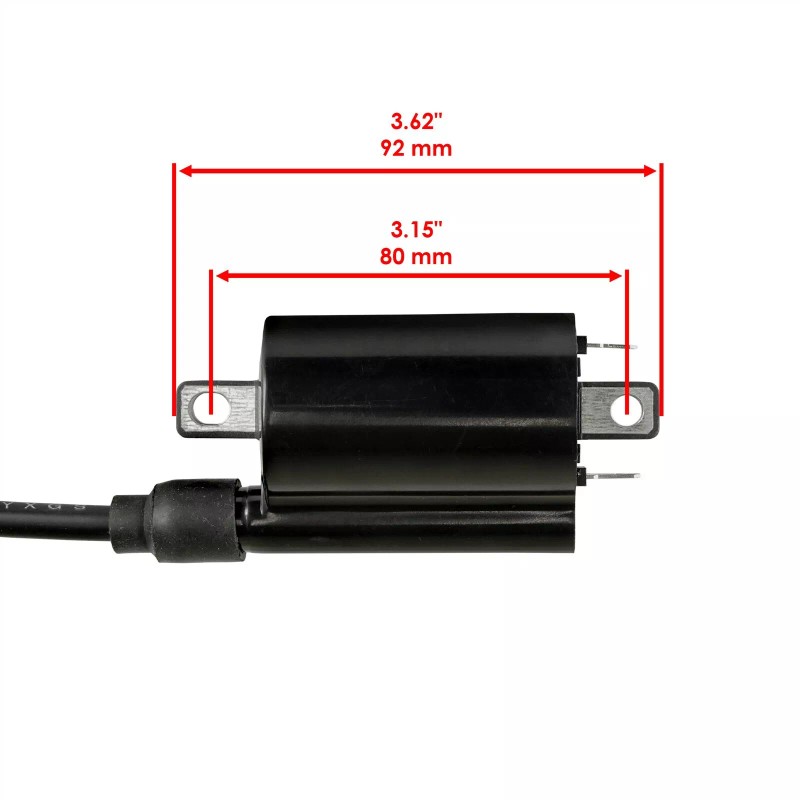 Caltric Ignition Coil Spark Plug Boot and Wire For Polaris
