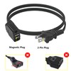 Replacement 09982 Deep Fryer Magnetic Power Cord