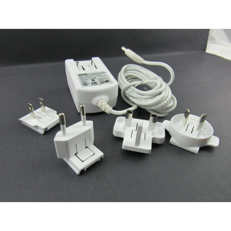 DVE Switching Adapter Model DSA-24CA-05 050300 5V 3A Power AC