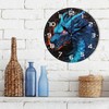 YETTASBIN Dragon Wall Clock, Silent Non Ticking Battery Operated Creative