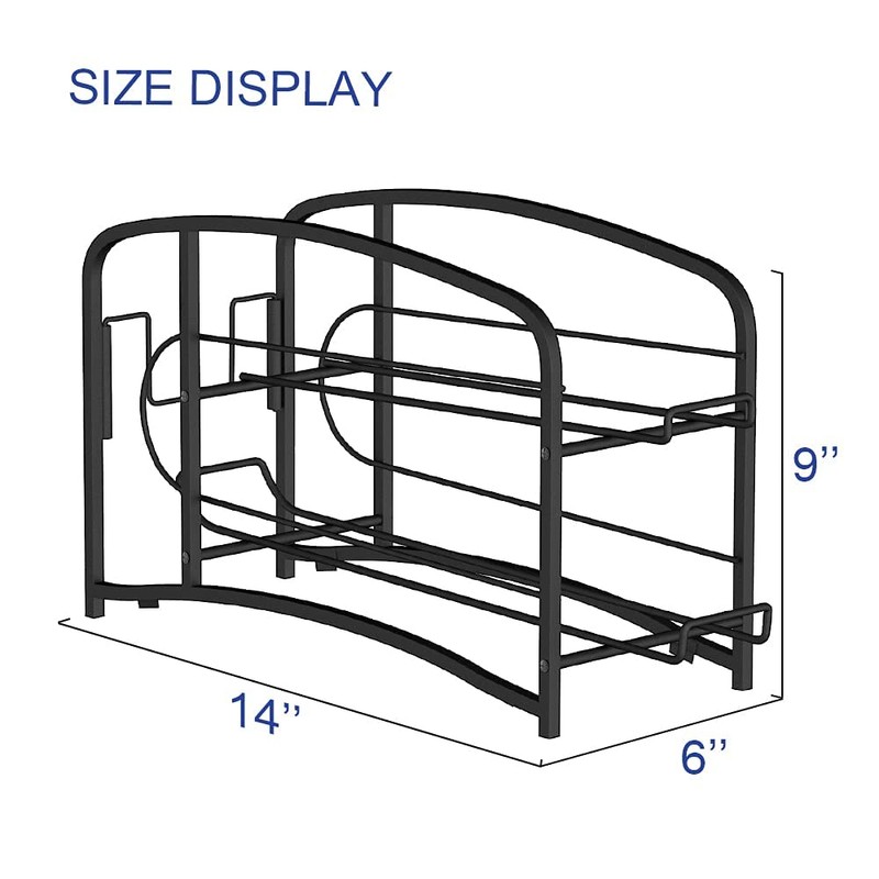 Auledio Stackable Beverage Can Dispenser Rack, Storage Organizer Holder for