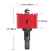 3-3/4Inch/95mm Hole Saw for Wood and Plastic,3-3/4"HSS Bi-Metal Hole Cutter