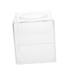 Gatuida Acrylic Tissue Storage Box Elegant Transparent Napkin Case for