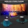 Bluetooth Speaker: Powerful Stereo Sound, IPX7 Waterproof, True Wireless Stereo