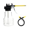 QWORK® Transparent Oil Can, High Pressure Pump Oiler with 2