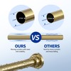 Mcrbeay Shower Curtain Rod, 1" Diameter Heavy Duty Tension Shower