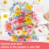 YianHien Birthday Card Pop Up Daisy Elegant Daisy Pop-Up Card