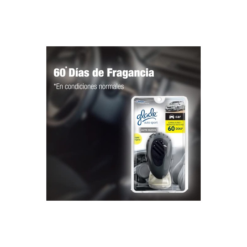 glade Aromatizante de Ambiente Continuo para Auto, Aparato con Repuesto,