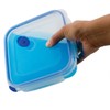 Sterilite Ultra-Seal 4 Cup Square, Airtight Food Storage Container, Latching
