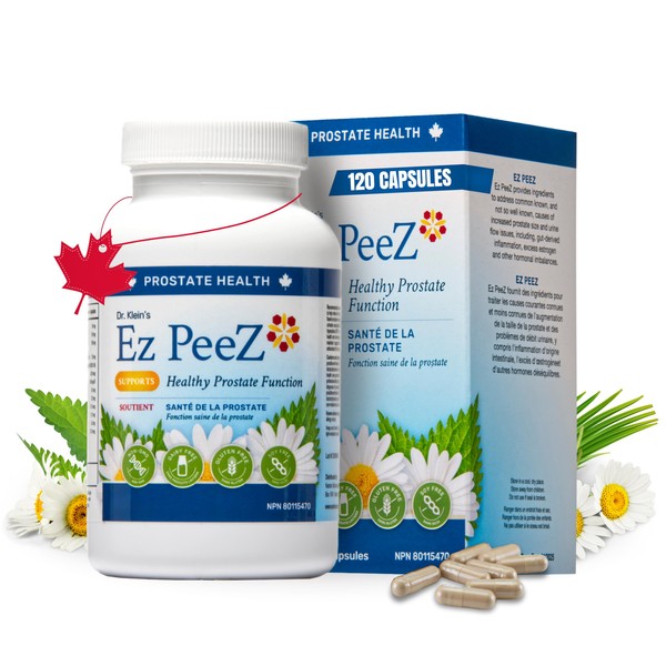 Rhoziva Ez Peez Prostate Supplement For Men. Prostate Health Support