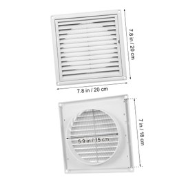 Gadpiparty 1Pc Vent Ventilation Grill Cover for Ceiling Wall with Fine Mesh Screen to Prevent Durable and Easy to Clean for Home and Office
