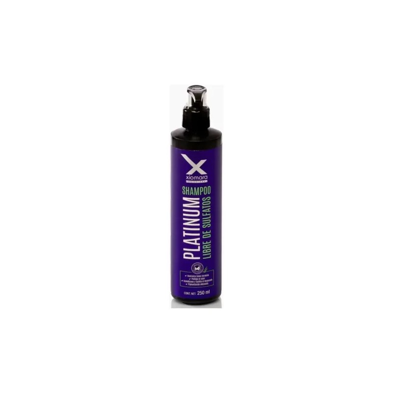 Shampoo Libre De Sulfatos Neutraliza Tonos Naranjas Xiomara