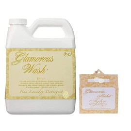 Tyler Candle Glamorous Wash Diva Half Gallon (64 OZ) Laundry Detergent/with Glamorous Sachet (64 oz (w/Sachets))