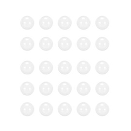 sourcing map 2.5mm Ceramic Bearing Balls, ZrO2 Zirconium Oxide Ball G5 Precision 25pcs