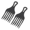 VICASKY 2Pcs Wide Tooth Plastic Hair Comb Small Rake Comb