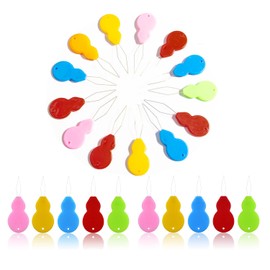 QUETTO 20 Pcs Needle Threaders in Assorted Colours Ideal for Hand Sewing Yarn Embroidery and Cross Stitch with Easy Insertion