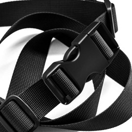 CooBigo 1" Nylon Webbing Straps 6 yards+ Quick Release Buckles 6pcs +Tri-Glide Sliders 12pcs,Dual Adjustable Plastic Buckle with Clip for Strap No Sew, Buckle Strap for Backpack Buckle Replacement
