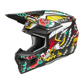 O'Neal 3 SRS Adult Helmet Inked Multi XX-Large