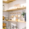 LEOPO 8 inch Shelf Bracket for DIY Floating Shelf, 1/5