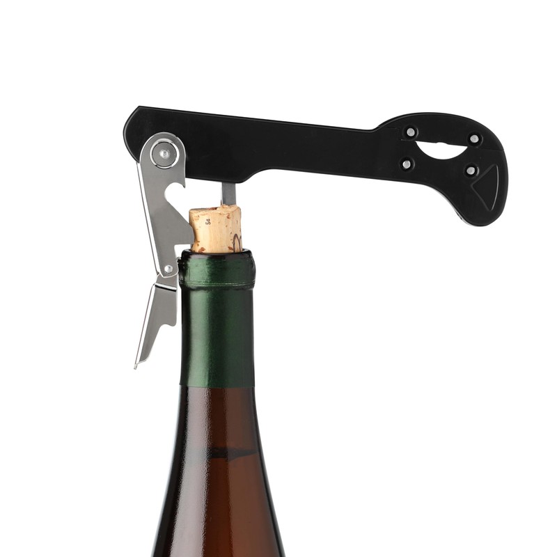 True Recoil Waiters Corkscrew Wine Opener, Durable Stainless Steel with