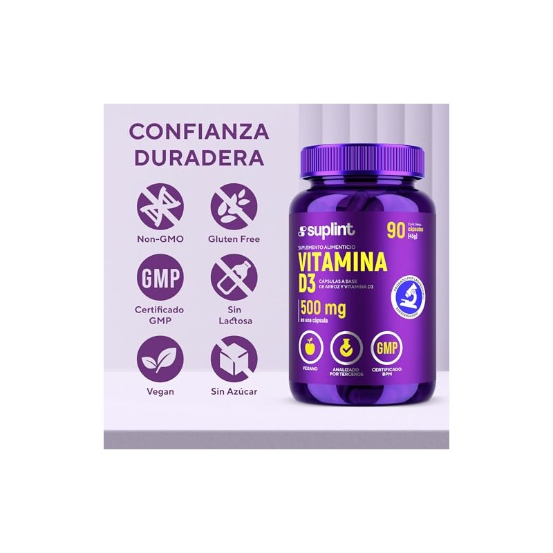 Vitamina 400 Harina Arroz Suplemento Vegano Huesos Músculos Dientes Inmunidad