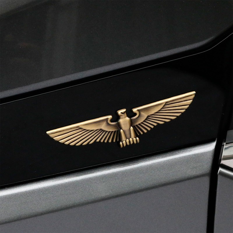 Eagle Metal car Emblem,Auto Emblem,3D Hawk Animal Decoration Metal car