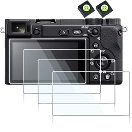 Glass Screen Protector Compatible Sony A6400 A6600 A6300 A6000 NEX7 NEX6L Mirrorless Digital Camera,debous Antiscratch Tempered Glass crystalclear Hard Protective Film Shield Cover Guard Lcd